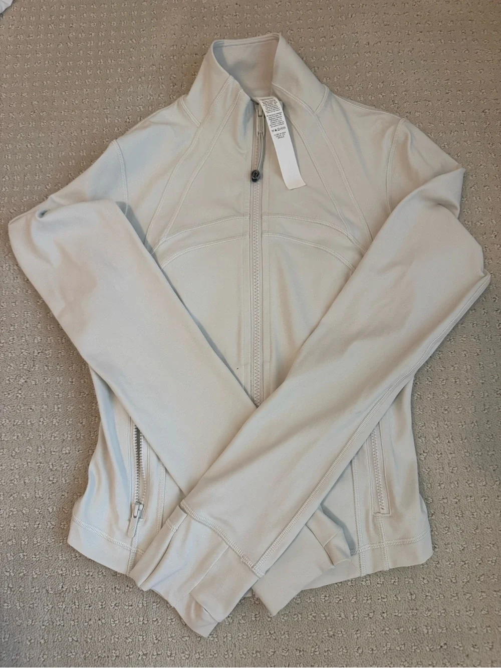 lululemon athletica cream define jacket